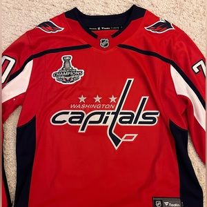 Washington Capitals Braden Holtby Jersey w/ Stanley Cup Patch